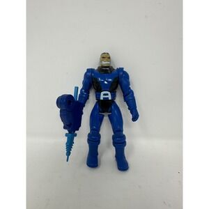 Toy Biz Marvel X-Men Apocalypse ActionFigure with Drill Weapon Vintage 1990 Blue